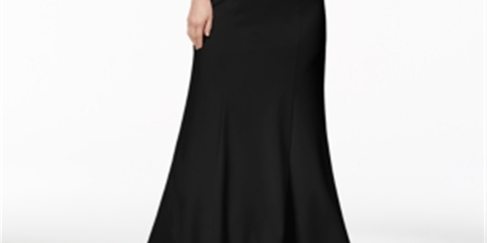 Calvin Klein Women's Zippered Fit Flare Dress Black Size 2