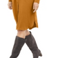 Alfani Women's Tie Front Shirt Dress Yellow Size 4 Petite
