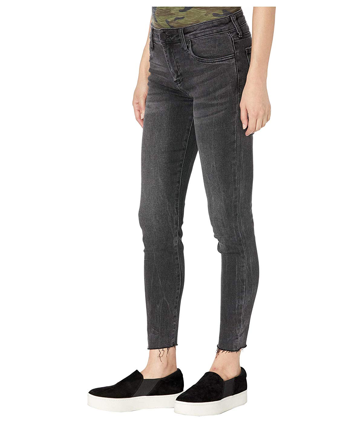 Kut from the Kloth Women's Connie Skinny Ankle Jeans Grey Size 2