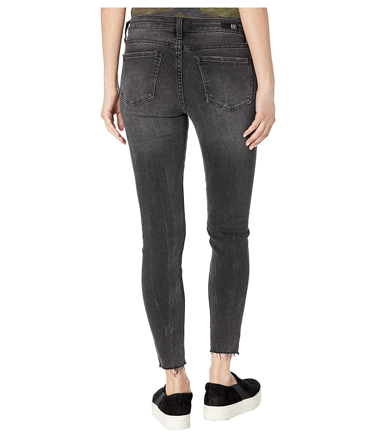 Kut from the Kloth Women's Connie Skinny Ankle Jeans Grey Size 2