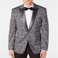 Ryan Seacrest Distinction Men's Paisley Blazer Silver Size 44