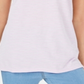 Maison Jules Women's Striped Crew Neck T-Shirt Purple Size X-Large