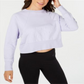 Nike Women's Get Fit Lux Crew Top Purple Size Medium