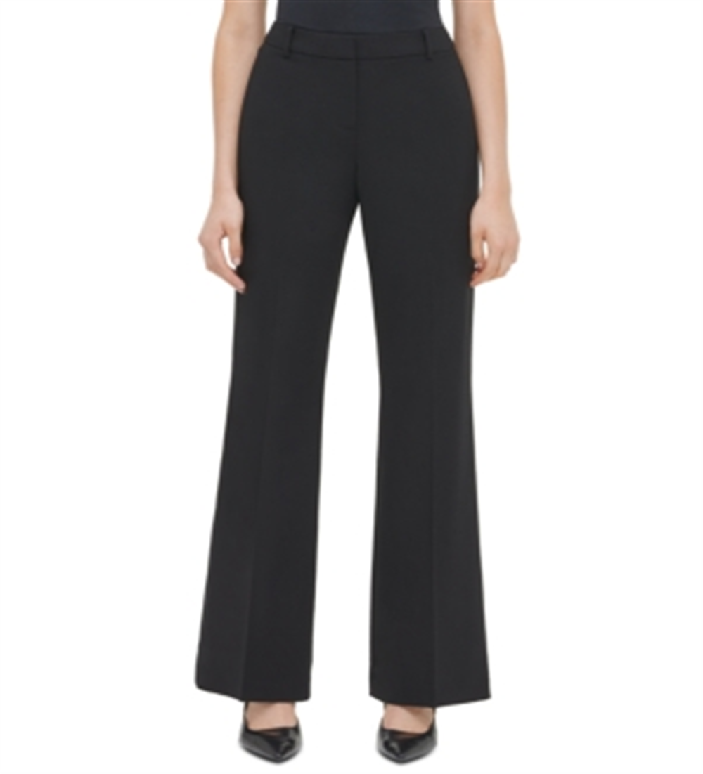 Calvin Klein Women's Wear to Work Flare Pants Black Size 6