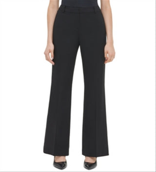 Calvin Klein Women's Wear to Work Flare Pants Black Size 6