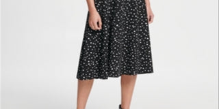 DKNY Women's Sleeveless MIDI Dress Black Size 8