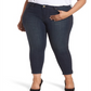 Seven Dials Women's Trendy Plus Studded Skinny Jeans Blue Size 24W