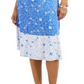 Charter Club Women's Floral Sleeveless Dress Blue Size X-Large