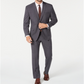 Marc New York Men's Modern Fit Stretch Solid Suit Gray Size 46