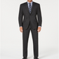 Marc New York Men's Modern Fit Stretch Windowpane Suit Gray Size 44