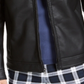 INC International Concepts Men's Faux Fur Lined Zip up Faux Leather Jacket Black Size XX-Large