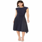 Ralph Lauren Women's Cap Sleeve Dress Blue Size X-Small