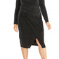 Rachel Roy Women's Trendy Sparkle Faux Wrap Dress Size 20W
