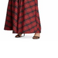 RALPH LAUREN Womens Red Plaid Sleeveless V Neck Maxi Sheath Evening Dress Size 10
