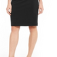 Calvin Klein Women's Zippered 3/4 Sleeve Keyhole Above the Knee Sheath Cocktail Dress Black Size 2