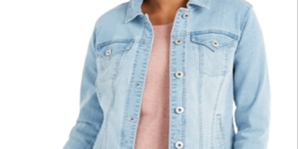 Style & Co Women's Denim Jacket Blue Size M