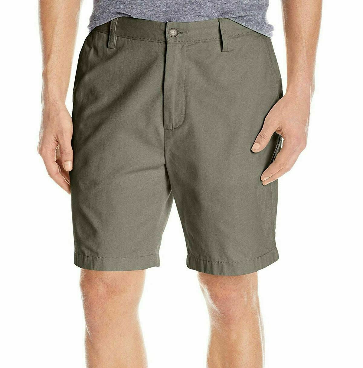 Nautica Men's Stretch Classic Fit Deck Shorts Green Size 42