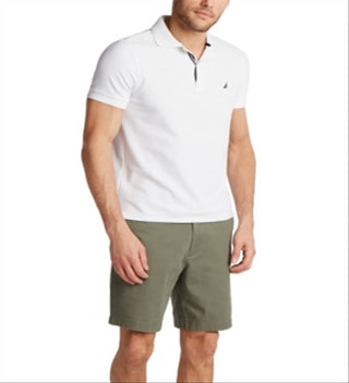 Nautica Men's Stretch Classic Fit Deck Shorts Green Size 42