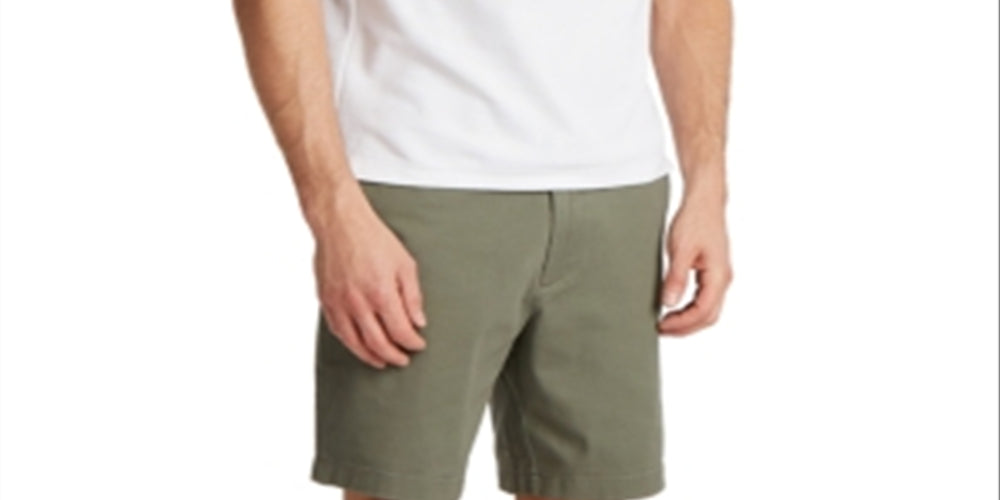 Nautica Men's Stretch Classic Fit Deck Shorts Green Size 42