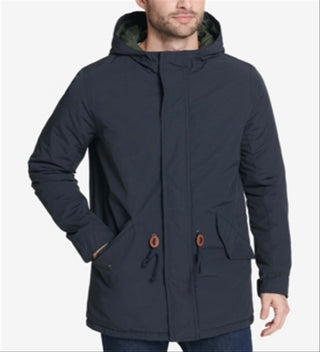 Levi's Men's Long Hooded Parka Jacket Blue Size XX-Large