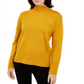 INC International Concepts Women's Side Zip up Sweater Yellow Size Small