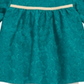 First Impressions Baby Girl's 2 Pc Lace Tunic & Ruffle Leggings Set Green Size 0-3