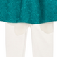 First Impressions Baby Girl's 2 Pc Lace Tunic & Ruffle Leggings Set Green Size 0-3