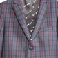 DKNY Big Boy's Plaid Print Jacket Gray Size 12