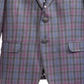 DKNY Big Boy's Plaid Print Jacket Gray Size 12