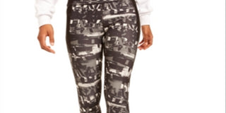 Puma Women's Abstract Be Bold Leggings Black Size Large