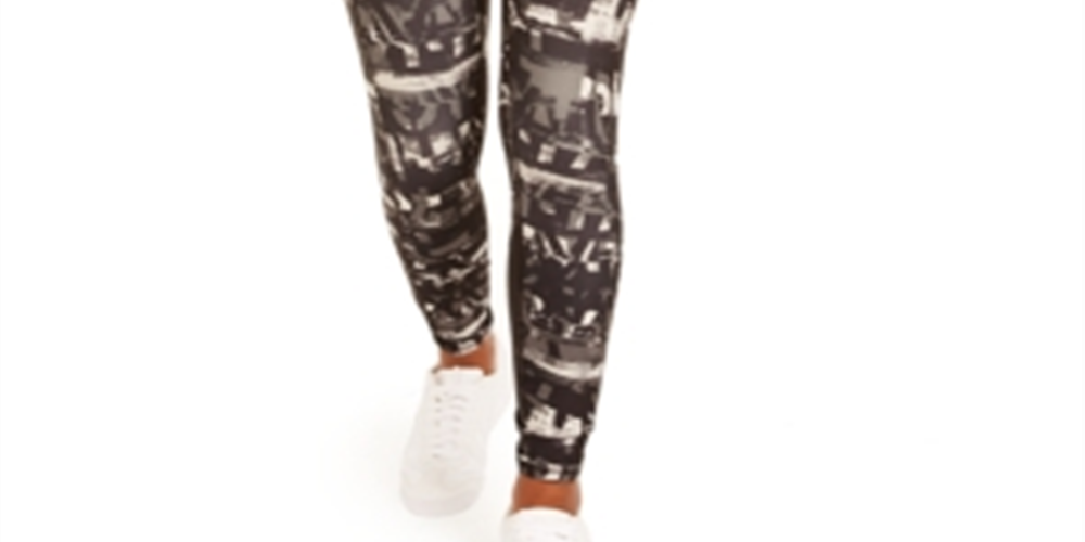 Puma Women's Abstract Be Bold Leggings Black Size Large