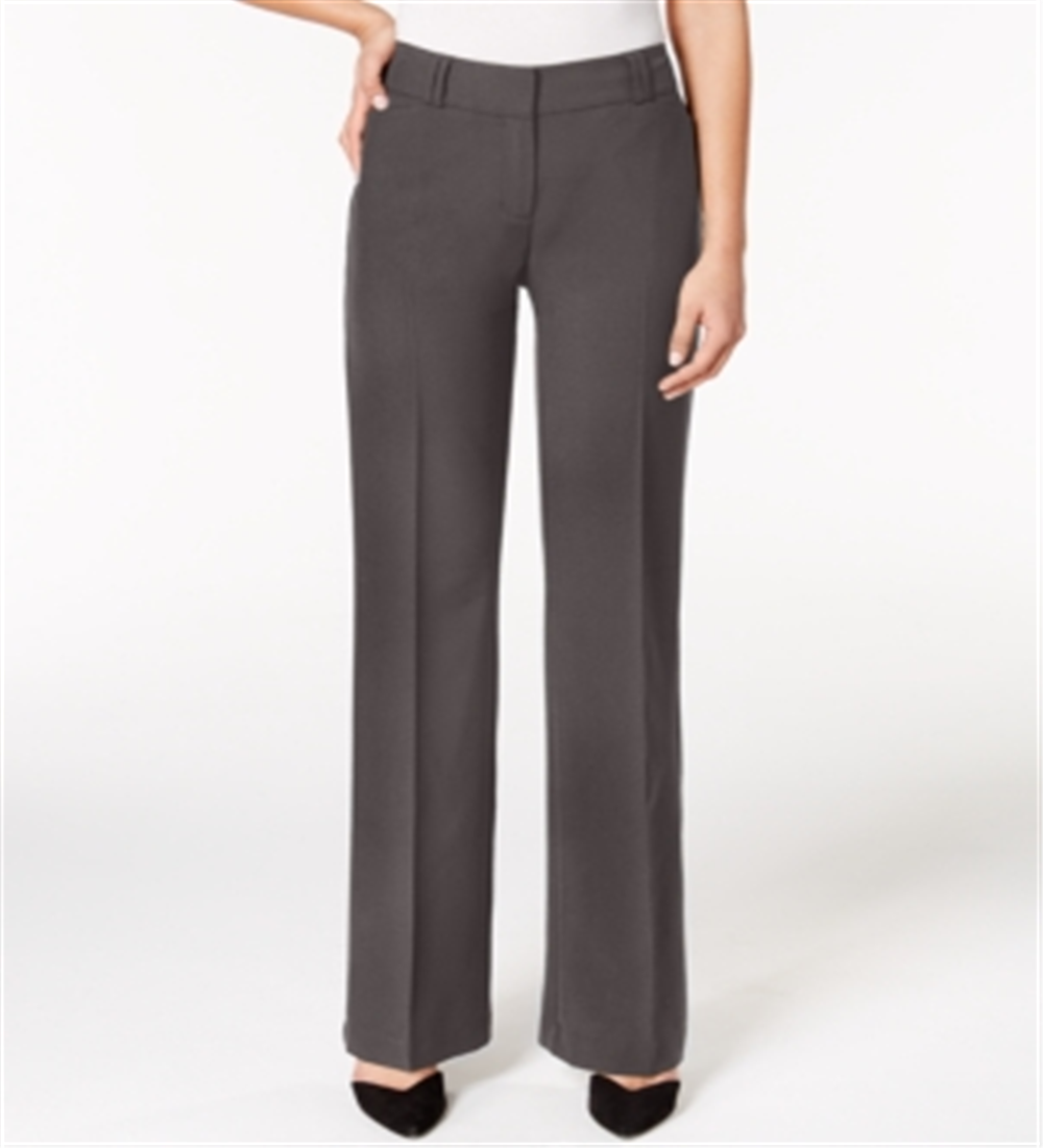 Alfani Women's Curvy Bootcut Pants Gray Size 16X4.5