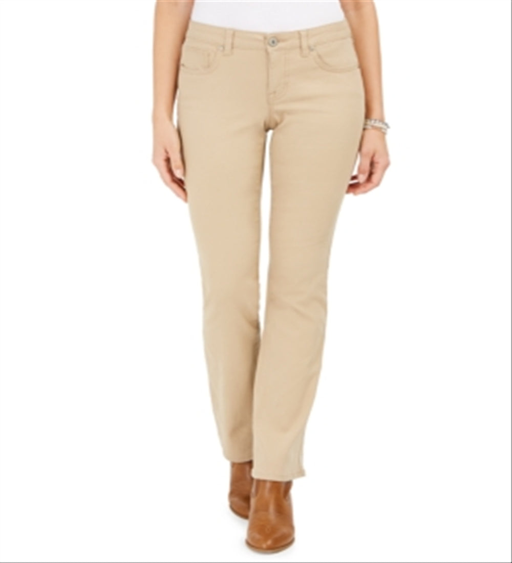 Style & Co Women's Tummy Control Bootcut Jeans Brown Size 18X4.5