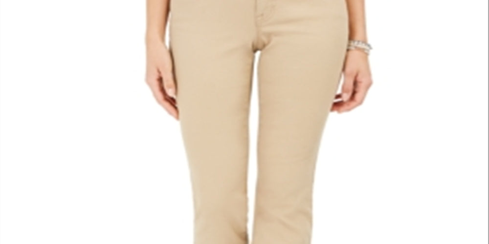 Style & Co Women's Tummy Control Bootcut Jeans Brown Size 18X4.5