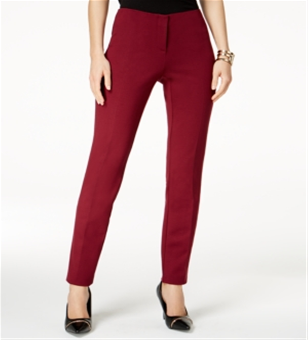 Alfani Women's Hollywood Skinny Pants Red Size 6 Petite