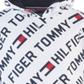 Tommy Hilfiger Big Boy's Jayden Fleece Logo Hoodie White Size S