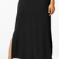 Style & Co Women's Scoop Neck Maxi Dress Black Size Petite