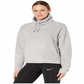 Nike Women's Therma Fleece Cowlneck Training Top Gray Size XS
