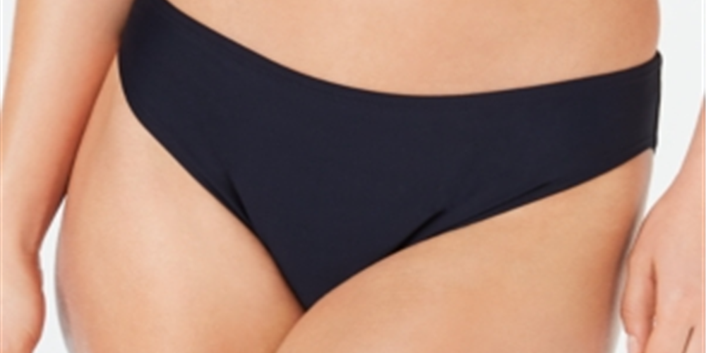 Tommy Hilfiger Women's Standard Classic Bikini Bottom, Navy, Medium