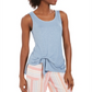 Style & Co Women's Tie Front Sleeveless Top Blue Size XX-Large