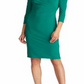 Ralph Lauren Women's Wrapped Jersey Dress Green Size 0