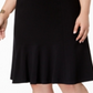 Nine West Women's Replen Flared Skirt Black Size 20W