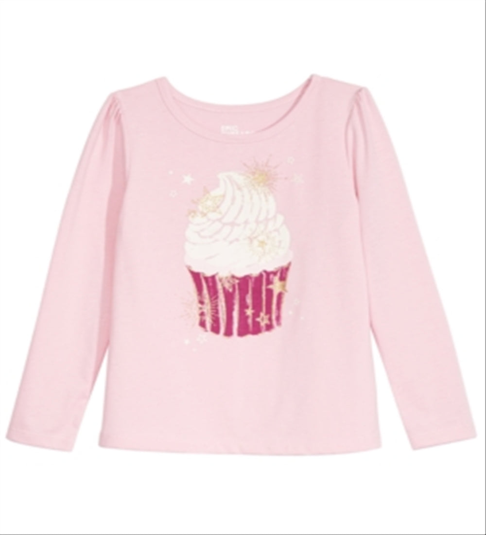 Epic Threads Toddler Girl's Cupcake T-Shirt Pink Size 4T