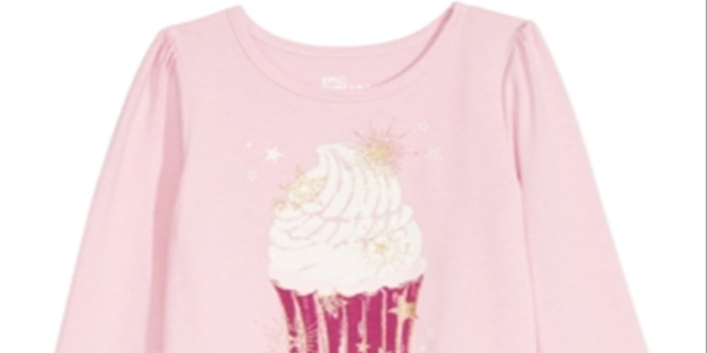 Epic Threads Toddler Girl's Cupcake T-Shirt Pink Size 4T