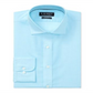 Ralph Lauren Men's Slim Fit No Iron Cotton Dress Shirt Blue Size 17.5X34X35