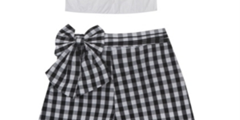 Rare Editions Little Girl's Knit Top and Short Set White Size 5