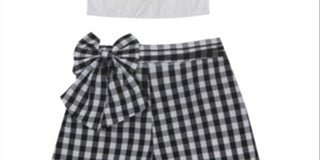 Rare Editions Little Girl's Knit Top and Short Set White Size 5