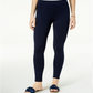 Maison Jules Women's Solid Pull on Leggings Blue Size X-Small