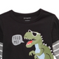 First Impressions Baby Boy's Dinosaur Print Layered Look T-Shirt Gray Size 6-9MOS