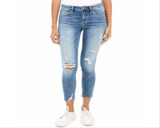 Flying Monkey Women's Destructed Skinny Jeans Blue Size 27